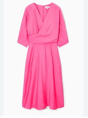 cos asymmetric silk dress with ties Cos Asymmetric Silk Dress COS Asymmetric Tie-Waist Silk Dress Endource